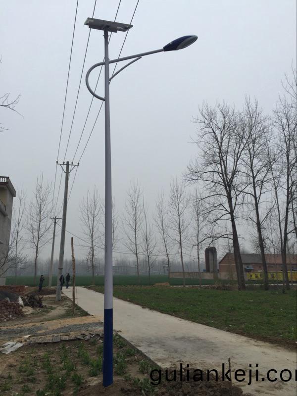 河南洛陽高新區104組12米雙頭路燈